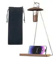 Camping Light Pole,Multi-Function Folding Triangular Shape Pole Stand | Camping Furniture, Cell Phone Accessories for Mom, Daughter and Girlfriend