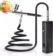 Airbrush Kit with Compressor 32PSI Handheld Mini Portable Painting Tattoo