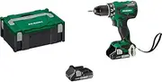 [HIKOKI] Cordless Drill 18 V 70 Nm Brushless LED Spindle Lock Transport Case Includes 2x 3.0 Ah Batteries and Charger