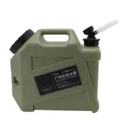 Outdoors Water Container, 10L Large Capacity Portable Water Storage Bucket Ca...