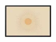 Sun Framed Art Print Poster