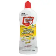 White King Power Clean Bathroom Gel Lemon 750mL