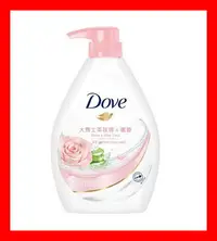 在飛比找Yahoo!奇摩拍賣優惠-Dove 多芬 玫瑰水嫩 沐浴乳 1000ml~效期2025