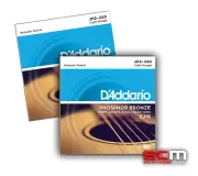 DADDARIO EJ16 TWO SETS of Phosphor Bronze Light Acoustic Strings 12-53 EJ-16