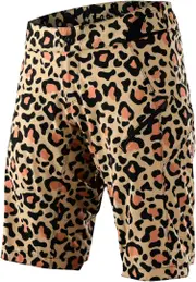 Troy Lee Designs Lilium Shell Leopard Ladies Bicycle Shorts, multicolored, Size S for Women