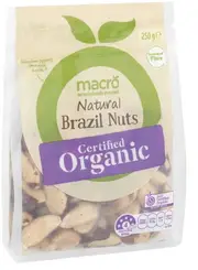 Macro Natural Organic Brazil Nuts 250g