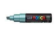 Uni Posca PC8K Paint Marker Chisel Metallic Green