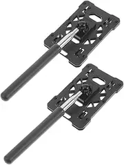 FUNOMOCYA 2Pcs Rod Card Holder for Convenient Parking Fee Payment Extendable Contactless Card Swiping Stick Sturdy and Portable Vehicle Accessory for Toll Stations and Parking