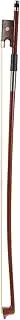 Kisangel Red Sandalwood Horse Hair 1/8 Violin Bow, Coffee-Colored Student & Beginner Practice Bow, Ergonomic Balance, Durable Wood & Horsehair Material for Enhanced Tone (51cm, 1 Piece)