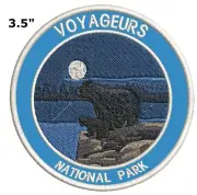 Voyageurs National Park Patch Embroidered Iron-On Applique Nature Souvenir Gift