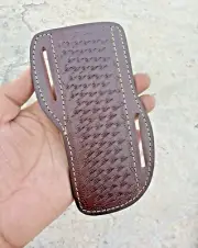 Custom Handmade Leather Fixed Blade Knife Sheath For Straight Blade Holster