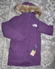 The North Face New Outer Boroughs 550-Down Warm Parka Jacket Wine NWT Wmns Sz S