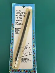 Quilter's Quilting Plastic Template Marking Pencil - Writes on Plastic