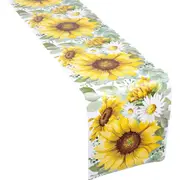 Sunflower Party Paper Table Runner