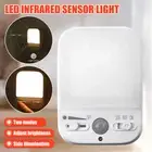 Plug-in LED Motion Sensor Night Light Dusk to Dawn Sensor Hallway Nightlight
