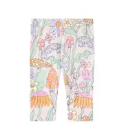 [Stella McCartney Kids] Stella McCartney Kids Baby printed cotton leggings M 24 pink