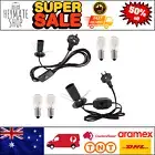 2PCS Salt Lamp Cord Set, 4 E14 Bulbs, Dimmer Switch, 1.8m Cable for Himalayan
