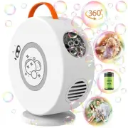 Bubble Machine Automatic Bubble Blower for Kids Toddlers Rechargeable Battery...