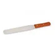 Spatula / Pallet Knife Straight 200mm Wood Handle Stainless Steel Palette