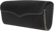SWOOMEY Car Glasses Case Clear Eyeglass Window Light Compartments Display Glasses Cases Car Accessories Interior Car Visor Clip for Sunglasses Multi Rearview Front Automobile Bag Black
