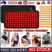 Infrared Red Light Therapy Heating Pad Wrap Belt for Back Knee Feet Pain Relief