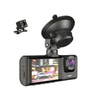 WIFI Car DVR Dash Cam Front Inside Rear Cameras Recorder Night Vision G-sensor (for: Honda Civic)