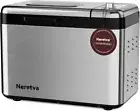 Bread Maker, 3.3LB Larger Bread Machine 15-in-1 Stainless Steel & Nonstick Ce...