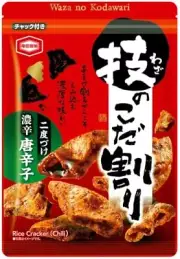Waza no Kodawari Delicious Spicy Chili Pepper Rice Crackers 110g x 6 bags