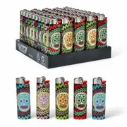 50x BIC Maxi Fluo Skull Lighters – Special Edition Pocket Lighters