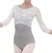 [Dance Elite] Eleganza - Decorated Dance Leotard For Women. Womens Ballet and Dance Leotards