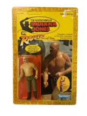 Indiana Jones Kenner vtg Figure 1982 German Mechanic MOC UNPUNCHED Wrench BMC1
