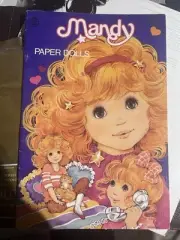 Vintage Mandy Paper Dolls UNCUT by Rand McNally 1984