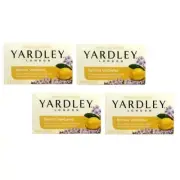 4 Pack Yardley Lemon Verbena With Shea Butter Bar Soap 4 Ounce Each