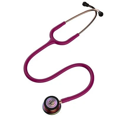 3M Littmann Classic III Stethoscope - Rainbow Finish (Raspberry)