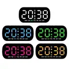 LED Display Alarm Clock with Temperature and Date Tabletop Digital Clock