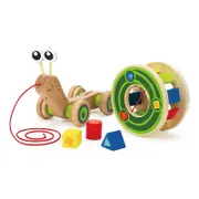 Hape Walk A Long Snail Outdoor Learning Activity Kids/Toddler Fun Play Toy 12m+