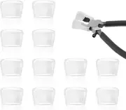 12 Pieces Rubber Tips for Glass Running Pliers Flat Tips Key Fob Hardware 1" Ke