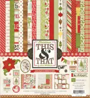 ECHO PARK "THIS & THAT CHRISTMAS" 12X12 PAPER PACK HOLIDAY SCRAPJACK'S PLACE