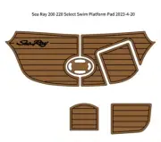 Sea Ray 200/220 Select Swim Platform Pad Boat EVA Foam Teak Deck Floor Mat