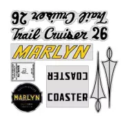 Trail Cruiser by Marlyn Distributors - decal set - old school bmx