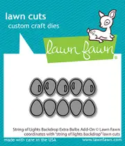 Lawn Fawn String Of Lights Backdrop Extra Bulbs Add-On Dies