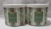 Bath & Body Works 3-wick Scented Candle Lot Set of 2 MAHOGANY BALSAM