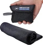 Tough Outdoors Cooling Towel - Cooling Towels for Neck & Face - Ice Wrap & Sweat Rag for Camping Gym Yoga & Sports - Workout Towel for Gym Sweat - Cool Towels for Extreme Heat