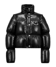 Moncler Genius Logo Patch Puffer Jacket 0,00,1,2 black