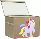 TOY STORAGE BOX Unicorn Chest Organizer Bin Cube Basket Organizer By HURRICANE