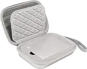 External Hard Drive Case for Seagate Sandisk WD Elements My Passport Canvio Basics Portable Carrying Case Hard EVA HDD SSD 1TB 2TB 4TB 5TB Hard Drives Case (SEAGATE-Silver-Medium)