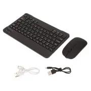 Wireless Keyboard Mouse 2.4G BT Dual Mode Rechargeable Portable External Silen ❥