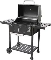 HOME Portable Charcoal Grill, Small BBQ Smoker Grill, TableTop Barbecue Charcoal Grill for Outdoor Camping Garden Backyard Cooking Picnic Traveling