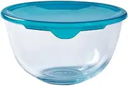 [Pyrex] Glass 0.5L Bowl with Lid, Green