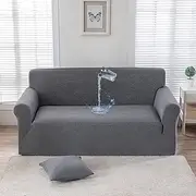Water Resistant Waffle Sofa Cover 1/2/3/4 Seater Sofa Cover for Living Room Elastic L Shaped Corner Sofa Cover Couch Cover